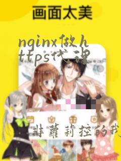 nginx做https代理