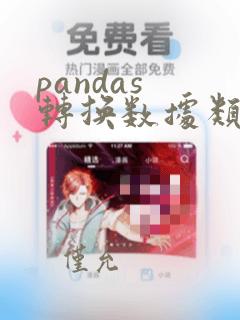 pandas 转换数据类型