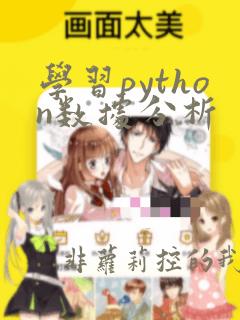 学习python数据分析