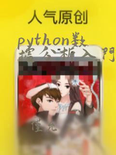 python数据分析入门到精通