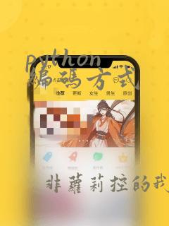 python 编码方式