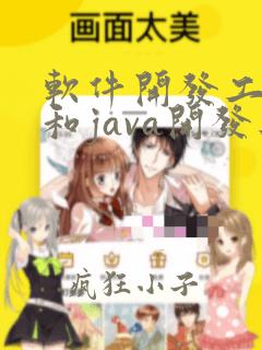 软件开发工程师和java开发工程师