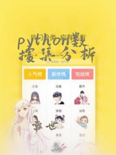 python数据集分析