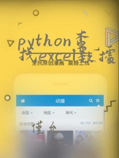 python查找excel数据并导出