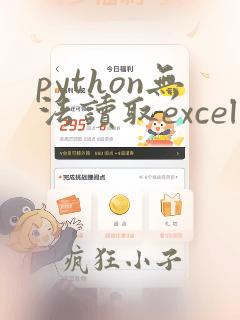 python无法读取excel文件