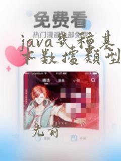 java几种基本数据类型