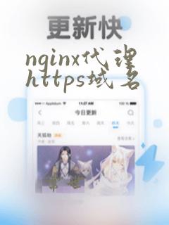 nginx代理https域名