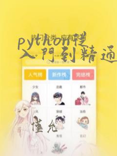 python从入门到精通要多久