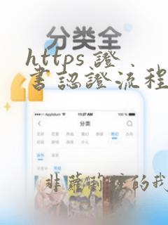 https 证书认证流程