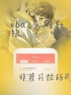 vba 多维数组