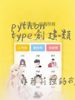 python type创建类