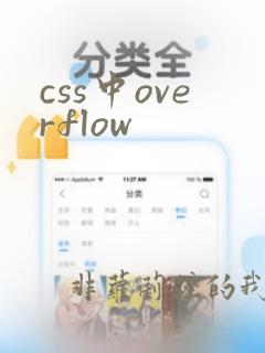 css中overflow