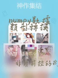 numpy数据类型转换