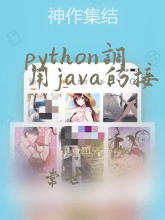 python调用java的接口
