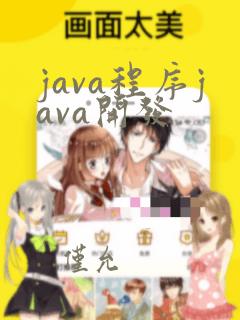 java程序java开发