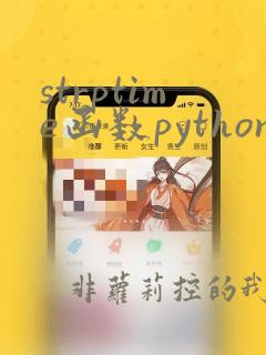 strptime函数python