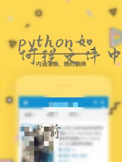 python如何从文件中读取数据