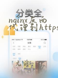 nginx反向代理到https