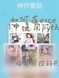 如何在excel中使用python