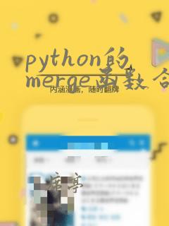 python的merge函数合并数据