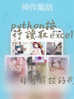python按行读取excel
