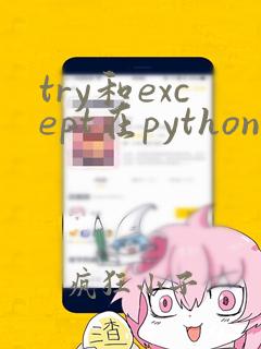 try和except在python中的用法
