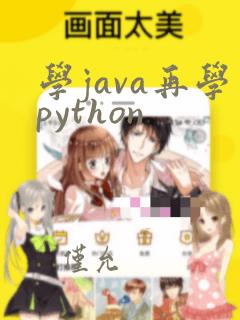 学java再学python