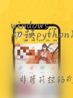 windows切换python版本