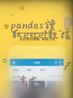 pandas读取excel数据转换成数组