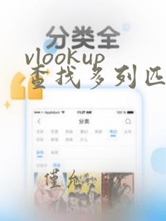 vlookup查找多列匹配多列数据