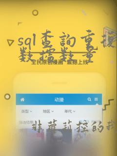 sql查询重复数据数量