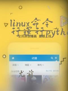 linux命令行运行python文件