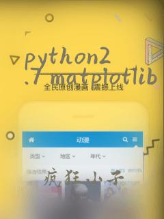 python2.7 matplotlib