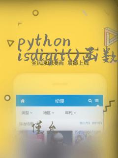 python isdigit()函数