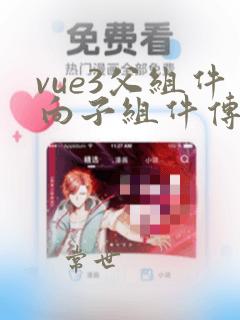 vue3父组件向子组件传递数据