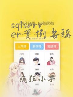 sqlserver实例名称已在使用