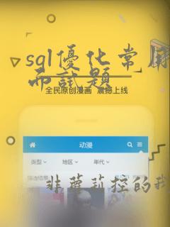 sql优化常用面试题