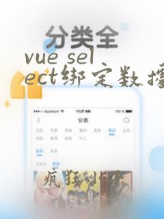 vue select绑定数据