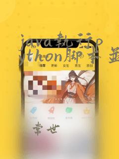 java执行python脚本并传递参数