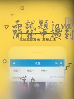 面试题java开发中遇到的难点