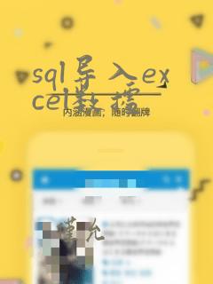 sql导入excel数据