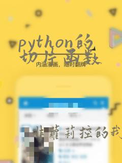 python的切片函数