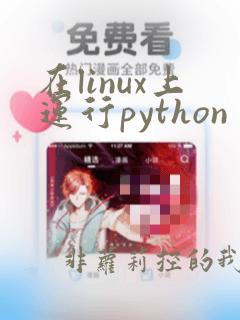 在linux上运行python