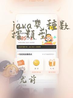 java几种数据类型