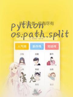 python os.path.split