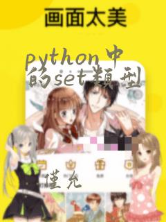 python中的set类型