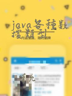 java各种数据类型