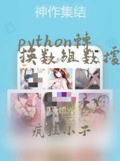 python转换数组数据类型