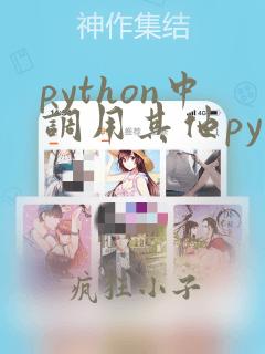 python中调用其他py中的函数