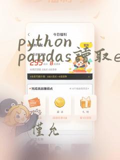 python pandas读取excel数据